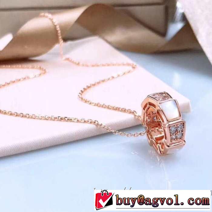 2019春夏人気トレンドアイテム ブルガリ BVLGARI ネックレス 3色可選 海外セレブは大人気