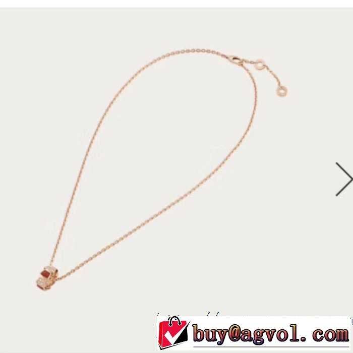 2019春夏人気トレンドアイテム ブルガリ BVLGARI ネックレス 3色可選 海外セレブは大人気