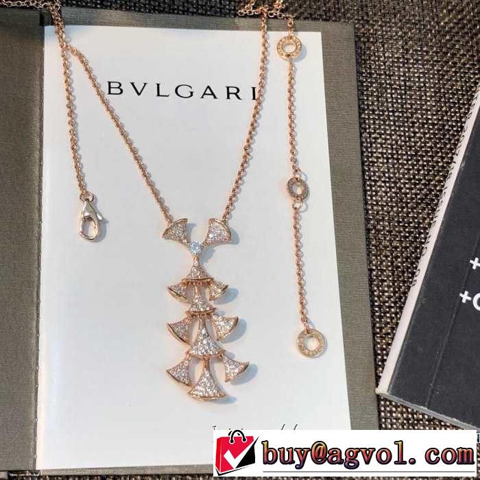 人気夏ファションおすすめ 2019SSのトレンド商品 ブルガリ BVLGARI ネックレス  2色可選