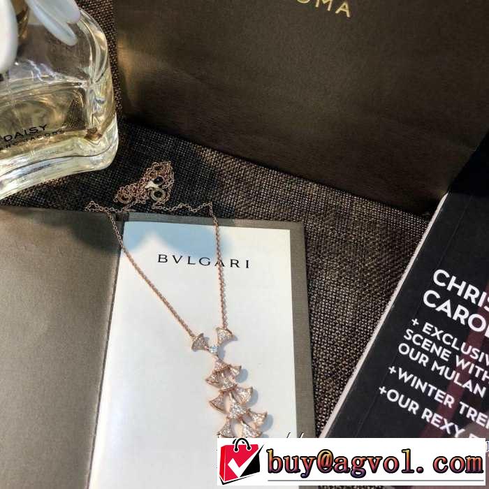 人気夏ファションおすすめ 2019SSのトレンド商品 ブルガリ BVLGARI ネックレス  2色可選