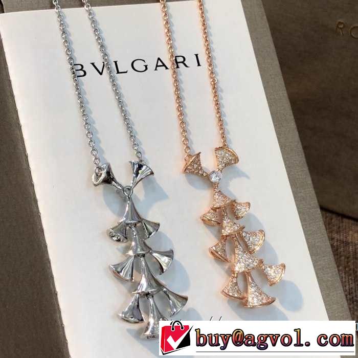 人気夏ファションおすすめ 2019SSのトレンド商品 ブルガリ BVLGARI ネックレス  2色可選