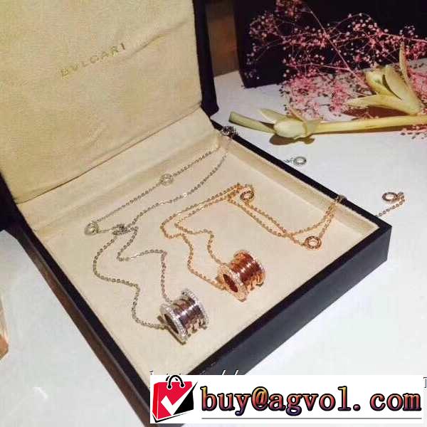 今シーズン人気のアイテム ブルガリ BVLGARI ネックレス  2色可選 2019春夏トレンドアイテム