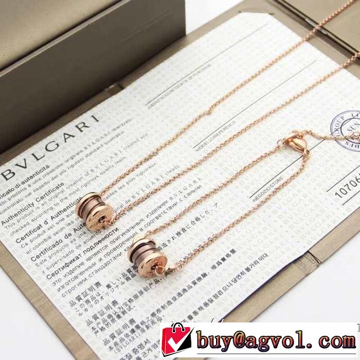 2019年春夏流行ファッション 大人の可愛さを引き立て ブルガリ BVLGARI ネックレス