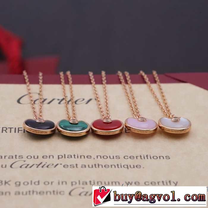 魅力的なカラー使い 2019春夏のトレンド新商品 カルティエ CARTIER ネックレス 多色可選