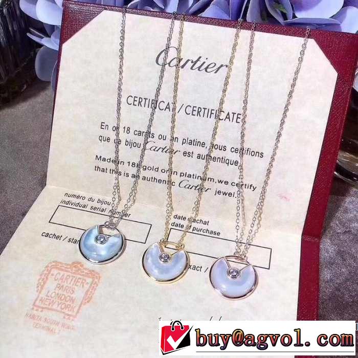 2019春夏も引き続きトレンド 素敵なスタイルで夏の定番 カルティエ CARTIER ネックレス 3色可選
