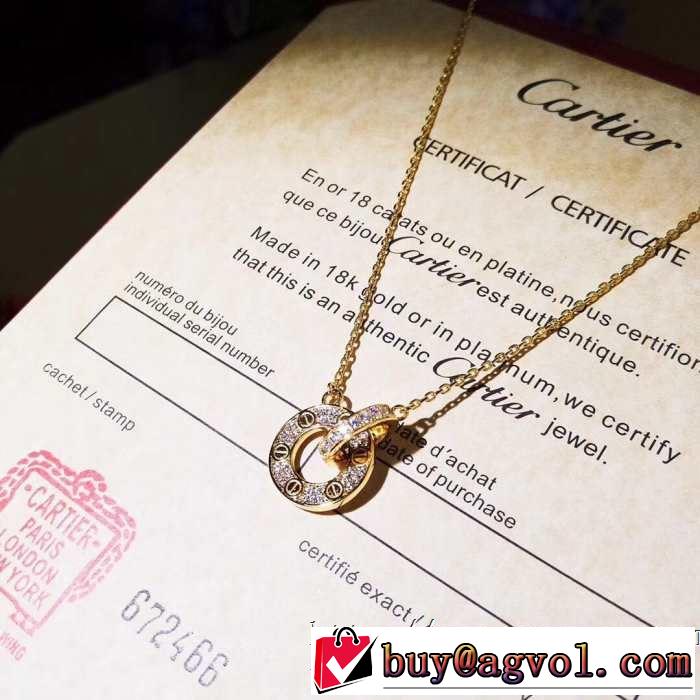 カルティエ CARTIER ネックレス 3色可選 ブランドの話題の新作も！【2019年】夏のファッション