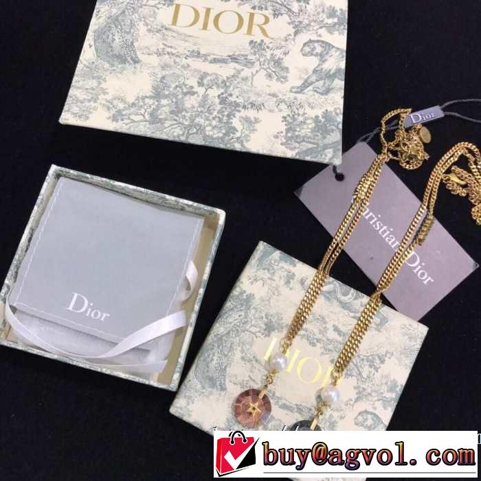 ディオール DIOR ネックレス 2色可選 今季トレンドの限定アイテム 2019夏ファション新品