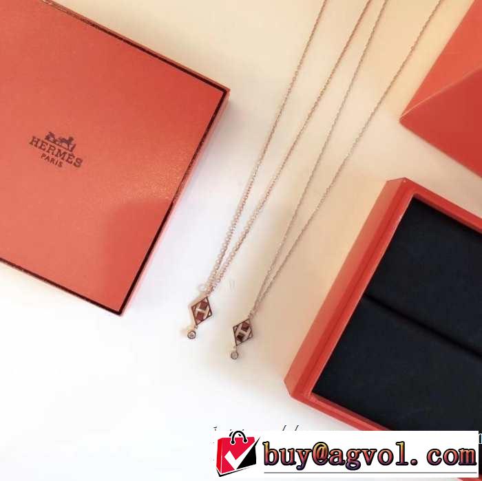 夏が待ちきれないブランド新作 エルメス HERMES ネックレス 2色可選 新着春夏2019セール
