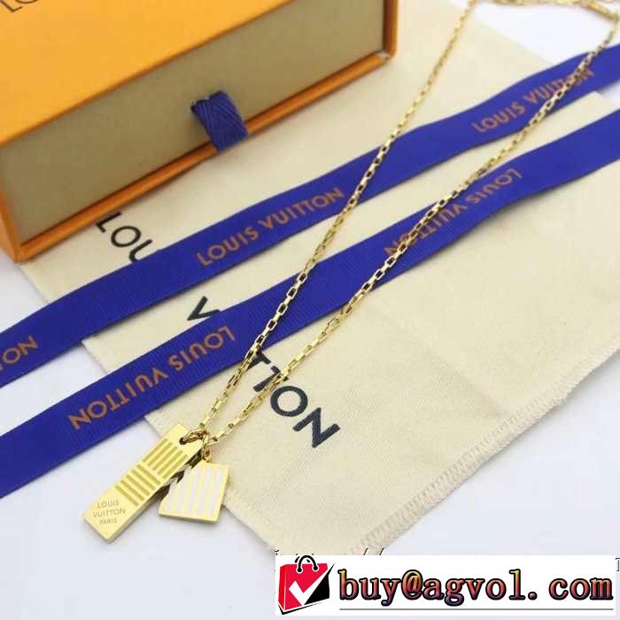ルイ ヴィトン LOUIS VUITTON ネックレス 3色可選 春夏の流行り2019新品 お洒落トレンド人気