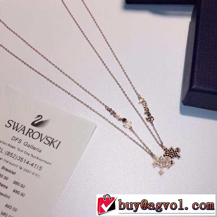 スワロフスキー SWAROVSKI ネックレス 2色可選 2019春夏も引き続きトレンド 今年春夏ファション流行り