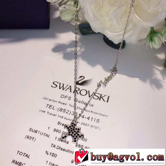 スワロフスキー SWAROVSKI ネックレス 2色可選 2019春夏も引き続きトレンド 今年春夏ファション流行り