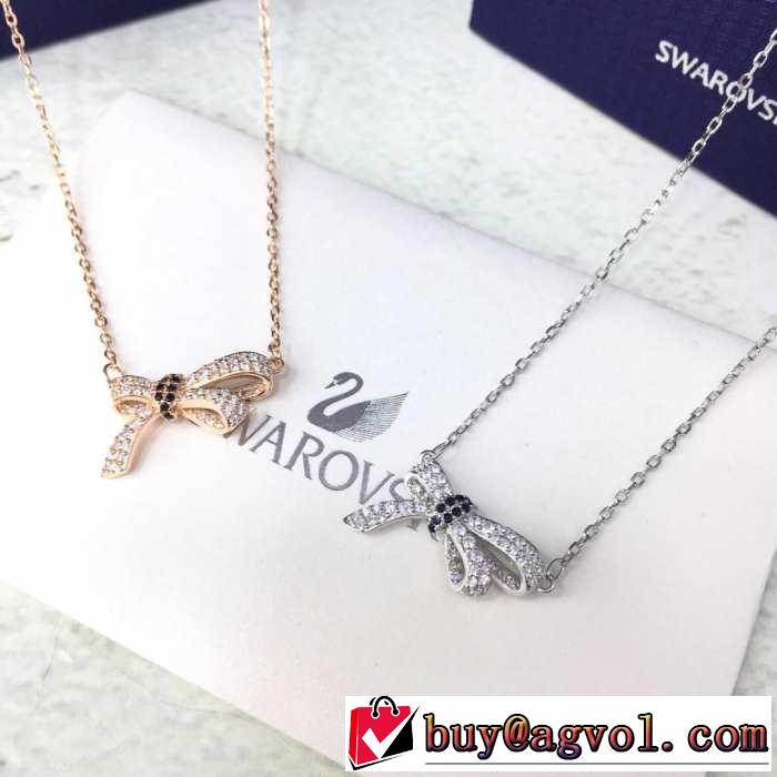 ネックレス 2色可選 【2019春夏】最新コレクション 春夏！大人カジュアル スワロフスキー SWAROVSKI