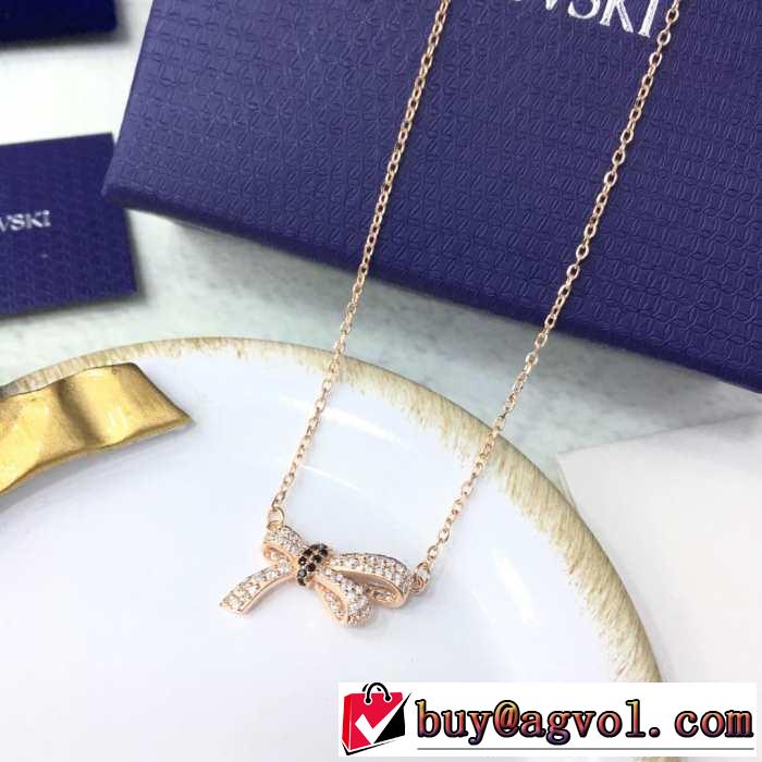 ネックレス 2色可選 【2019春夏】最新コレクション 春夏！大人カジュアル スワロフスキー SWAROVSKI