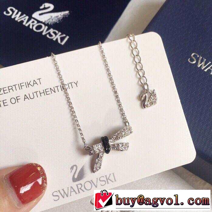 ネックレス 2色可選 【2019春夏】最新コレクション 春夏！大人カジュアル スワロフスキー SWAROVSKI