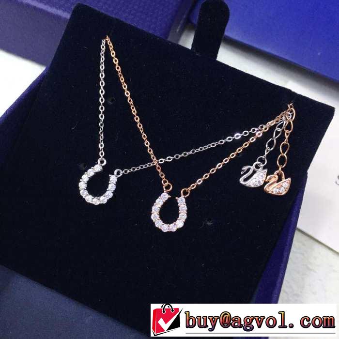 オシャレ印象で人気の高い 2019春夏は人気定番 スワロフスキー SWAROVSKI ネックレス 2色可選