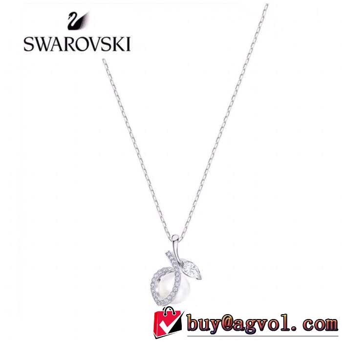 春夏らしい爽やかさ スワロフスキー SWAROVSKI ネックレス 2色可選 【2019春夏】最新コレクショ