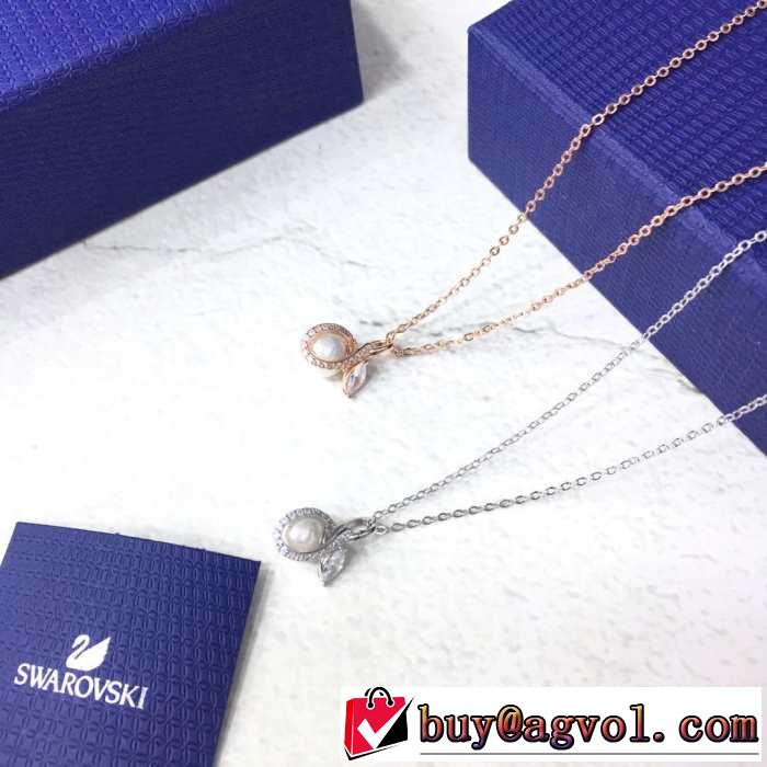 春夏らしい爽やかさ スワロフスキー SWAROVSKI ネックレス 2色可選 【2019春夏】最新コレクショ