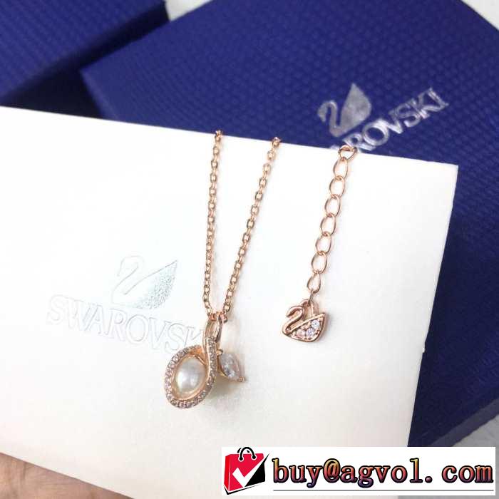春夏らしい爽やかさ スワロフスキー SWAROVSKI ネックレス 2色可選 【2019春夏】最新コレクショ