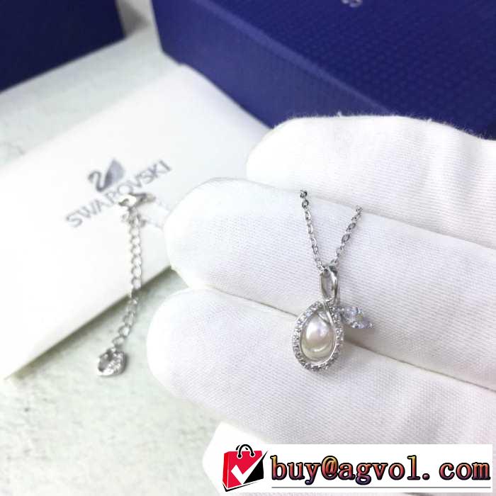春夏らしい爽やかさ スワロフスキー SWAROVSKI ネックレス 2色可選 【2019春夏】最新コレクショ