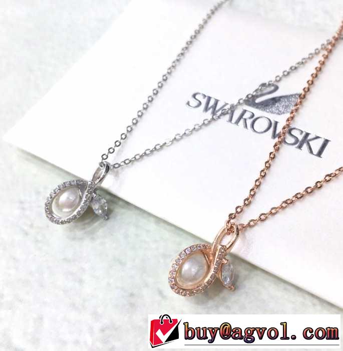 春夏らしい爽やかさ スワロフスキー SWAROVSKI ネックレス 2色可選 【2019春夏】最新コレクショ