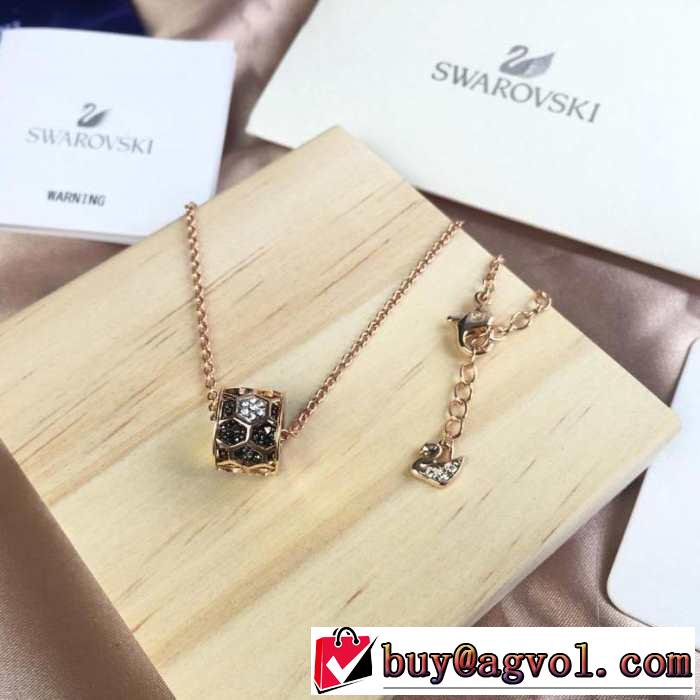 今シーズン人気のアイテム 2色可選 スワロフスキー SWAROVSKI ネックレス 2019春夏も引き続きトレンド