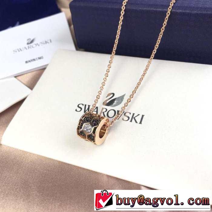今シーズン人気のアイテム 2色可選 スワロフスキー SWAROVSKI ネックレス 2019春夏も引き続きトレンド