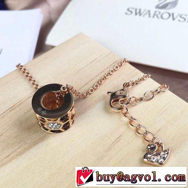 今シーズン人気のアイテム 2色可選 スワロフスキー SWAROVSKI ネックレス 2019春夏も引き続きトレンド