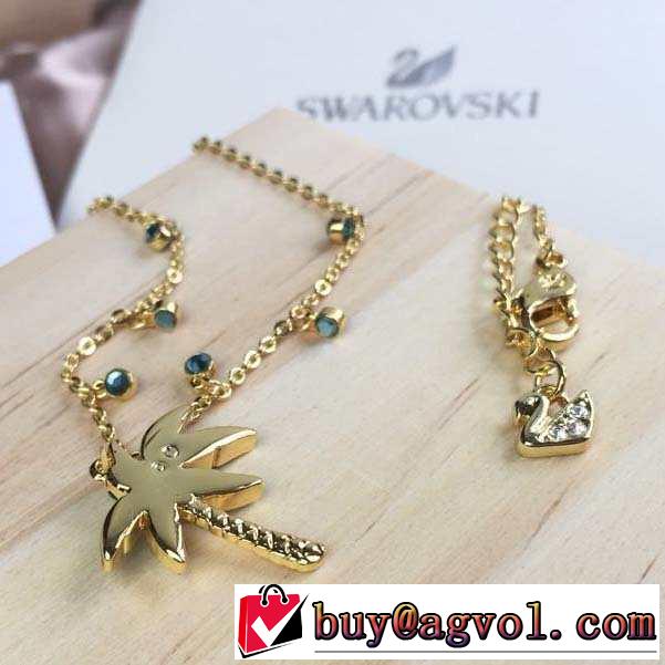 スワロフスキー SWAROVSKI ネックレス 春夏！大人カジュアル  2019春夏トレンドアイテム