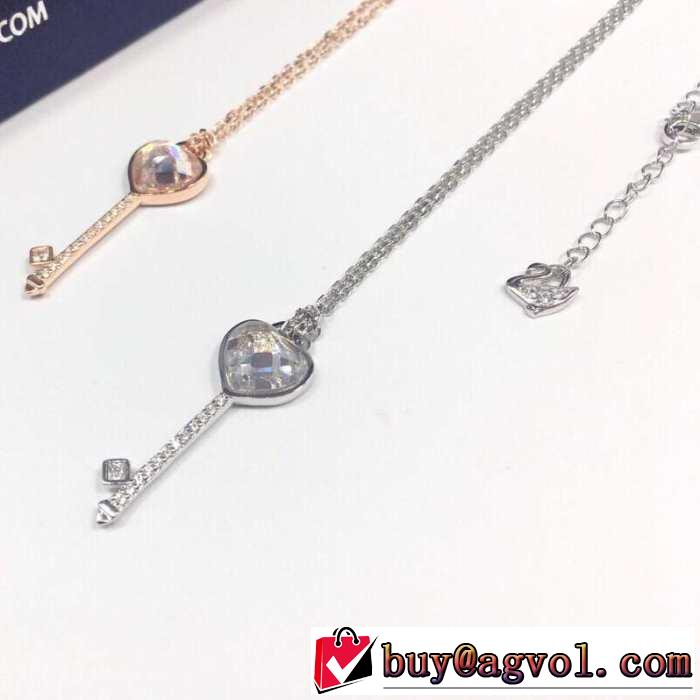 2色可選 ネックレス 春夏のトレンドアイテム 2019春夏トレンドアイテム スワロフスキー SWAROVSKI