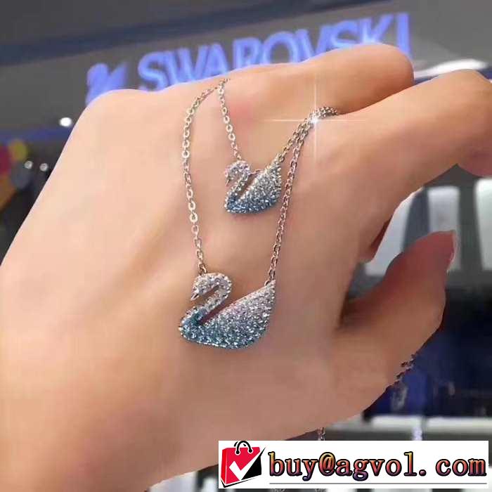 春夏シンプルファッションでOK！ スワロフスキー SWAROVSKI ネックレス 2色可選 2019夏ファション新品