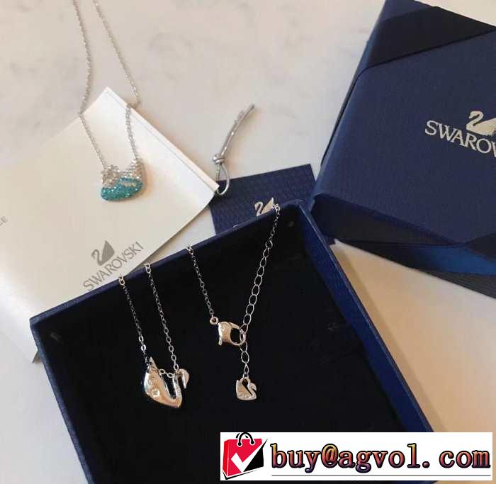 春夏シンプルファッションでOK！ スワロフスキー SWAROVSKI ネックレス 2色可選 2019夏ファション新品