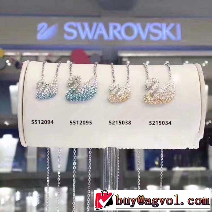 春夏シンプルファッションでOK！ スワロフスキー SWAROVSKI ネックレス 2色可選 2019夏ファション新品