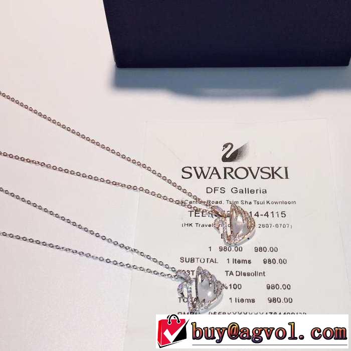 2色可選 ネックレス 2019春夏も引き続き人気セール 夏らしい季節感 スワロフスキー SWAROVSKI