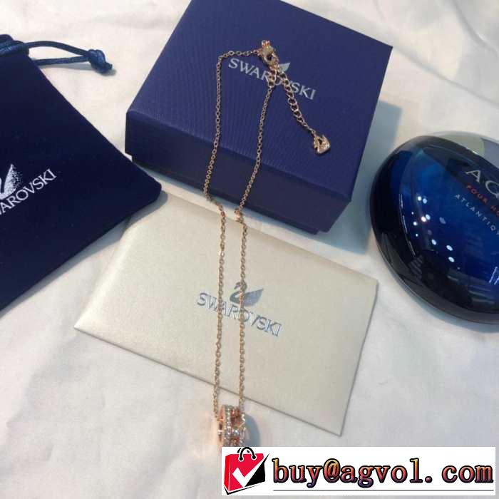 男女兼用 2色可選 今年春夏ファション流行り 2019夏ファション新品 スワロフスキー SWAROVSKI ネックレス