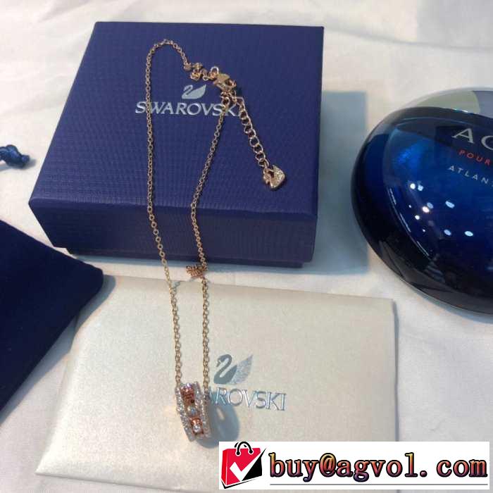 男女兼用 2色可選 今年春夏ファション流行り 2019夏ファション新品 スワロフスキー SWAROVSKI ネックレス