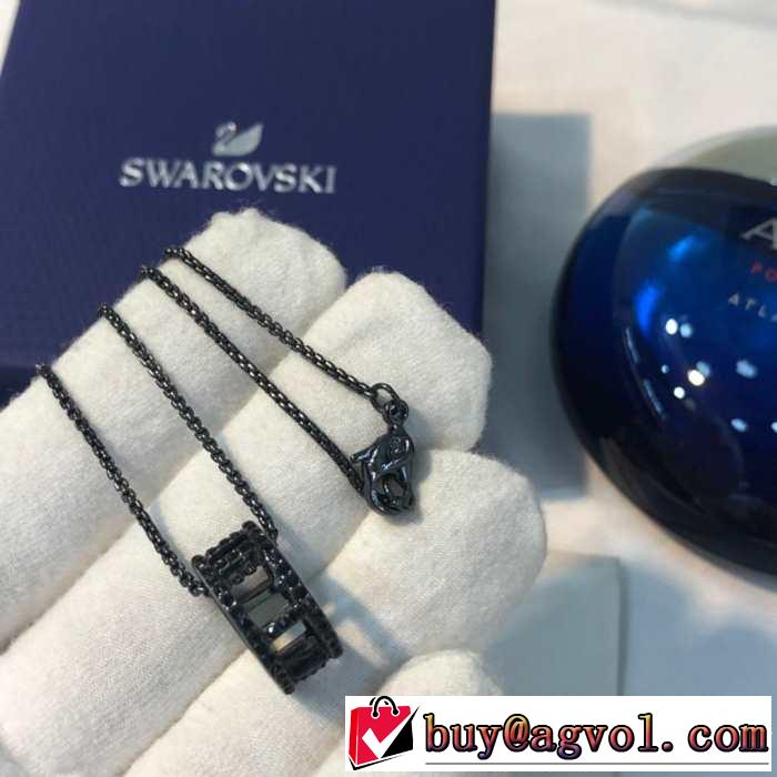 スワロフスキー SWAROVSKI ネックレス 2色可選 男女兼用 人気夏ファションおすすめ 春夏の流行り2019新品