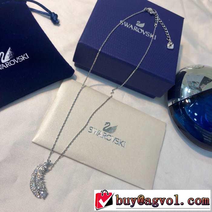《2019年》今、注目のストリート スワロフスキー SWAROVSKI ネックレス 2色可選 海外セレブは大人気
