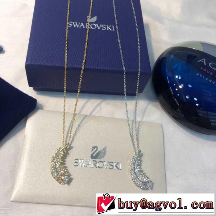 《2019年》今、注目のストリート スワロフスキー SWAROVSKI ネックレス 2色可選 海外セレブは大人気
