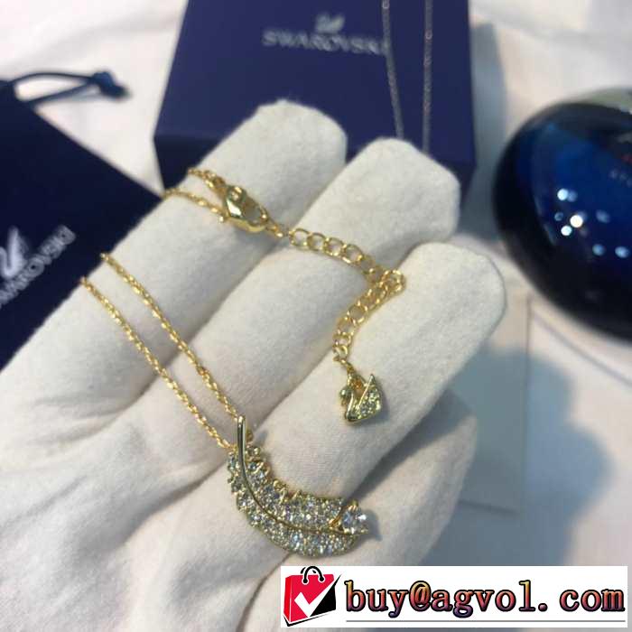 《2019年》今、注目のストリート スワロフスキー SWAROVSKI ネックレス 2色可選 海外セレブは大人気