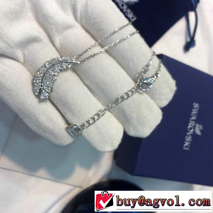 《2019年》今、注目のストリート スワロフスキー SWAROVSKI ネックレス 2色可選 海外セレブは大人気
