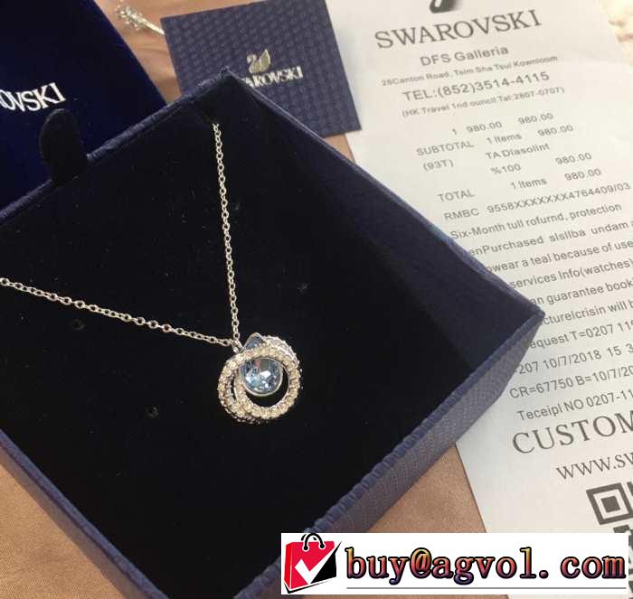 2019年春夏流行ファッション 大人の可愛さを引き立て スワロフスキー SWAROVSKI ネックレス