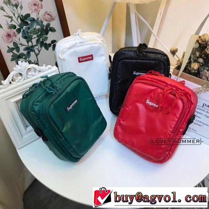 4色可選 2019春夏トレンドアイテム シュプリーム SUPREME バッグ お洒落トレンド人気
