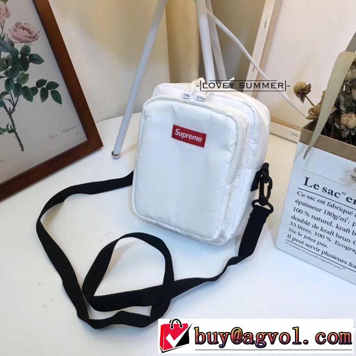 4色可選 2019春夏トレンドアイテム シュプリーム SUPREME バッグ お洒落トレンド人気