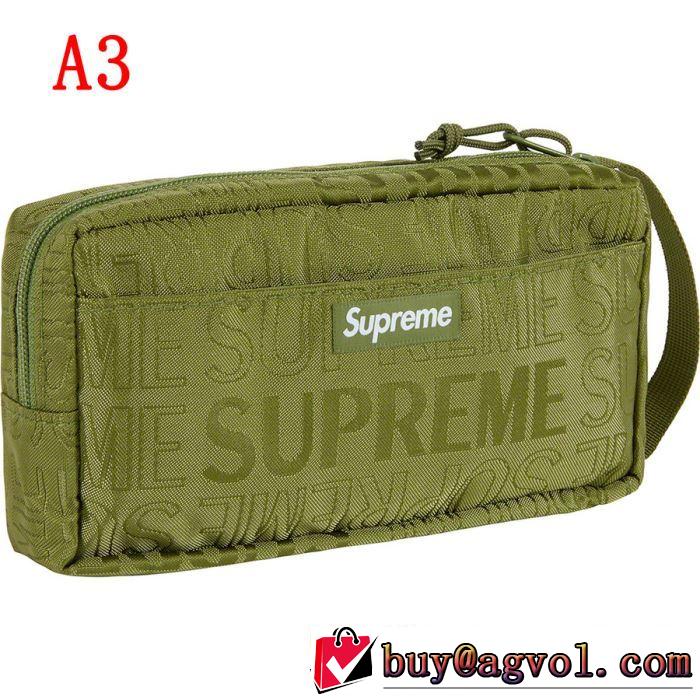 2019春夏は人気定番 SUPREME Organizer Pouch 活躍のバッグ 4色可選 今流行のストリート上品