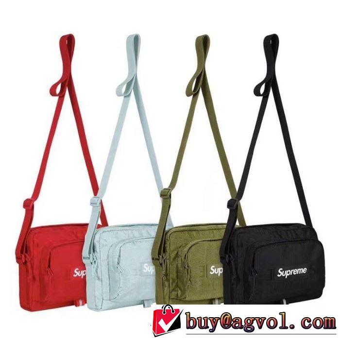 おしゃれ上級者に挑戦 Supreme 19SS 46th Shoulder Bag  シュプリーム SUPREME 4色可選  斜め掛けバッグ