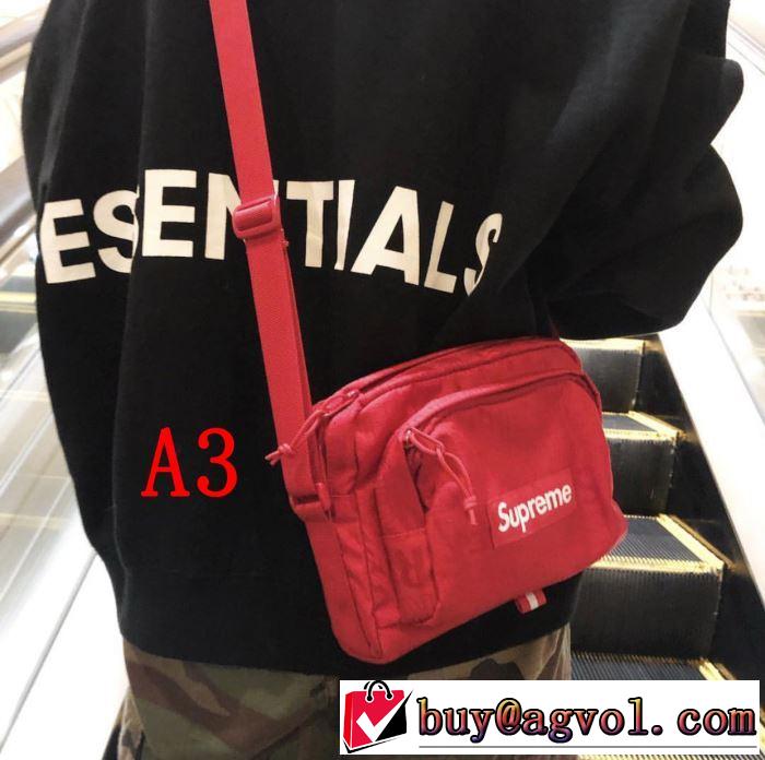 おしゃれ上級者に挑戦 Supreme 19SS 46th Shoulder Bag  シュプリーム SUPREME 4色可選  斜め掛けバッグ