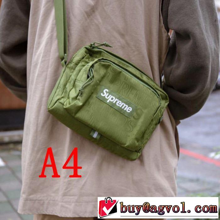 おしゃれ上級者に挑戦 Supreme 19SS 46th Shoulder Bag  シュプリーム SUPREME 4色可選  斜め掛けバッグ