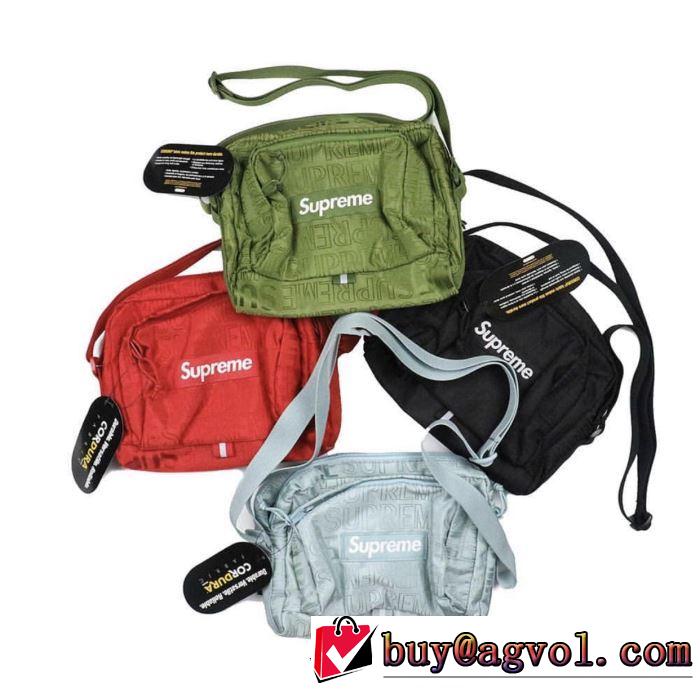 おしゃれ上級者に挑戦 Supreme 19SS 46th Shoulder Bag  シュプリーム SUPREME 4色可選  斜め掛けバッグ
