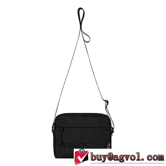おしゃれ上級者に挑戦 Supreme 19SS 46th Shoulder Bag  シュプリーム SUPREME 4色可選  斜め掛けバッグ