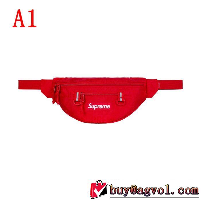 着るだけで上品なスタイル Supreme Waist Bag 19SS  4色可選  暑い今こそ活躍させたい！